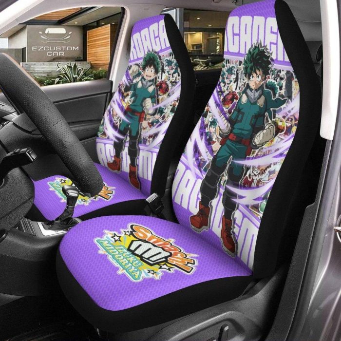Izuku Midoriya Car Seat Covers My Hero Academia Anime Car Accessories