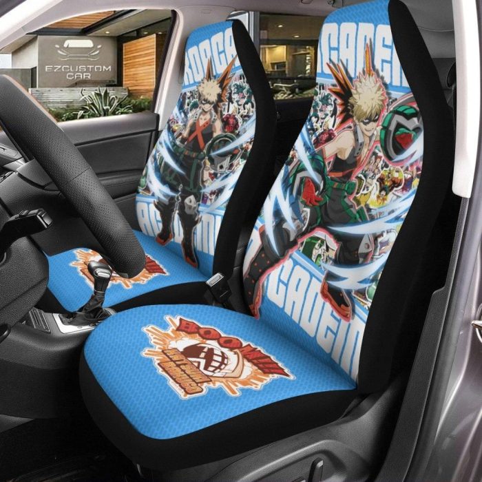 Katsuki Bakugo Car Seat Covers My Hero Academia Anime Car Accessories