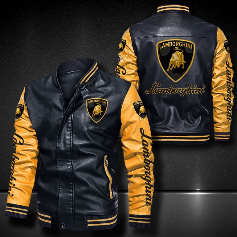 Lamborghini Leather Bomber Jacket LBJ0318 – Choose Life. Choose Style