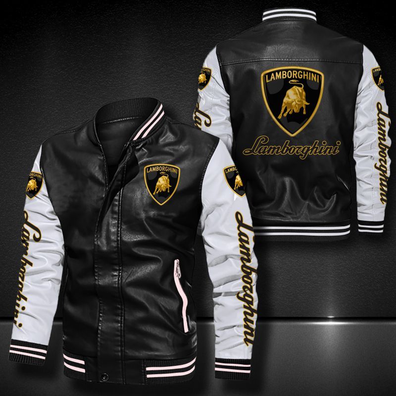 Lamborghini Leather Bomber Jacket LBJ0318 – Choose Life. Choose Style