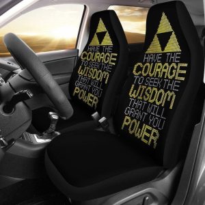 Legend Of Zelda Quote Anime Car Seat Covers - Car Accessories