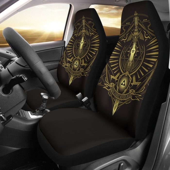 Legend of Zelda Car Seat Covers - Car Accessories - True Heroes Never Die Seat Covers