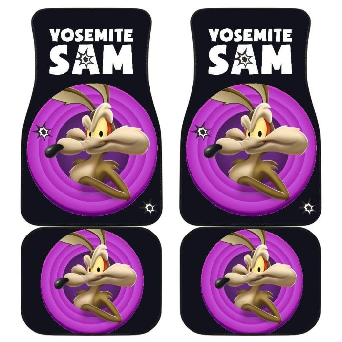 Looney Tunes Car Floor Mats World Of Mayhem Wile E Coyote Wolf