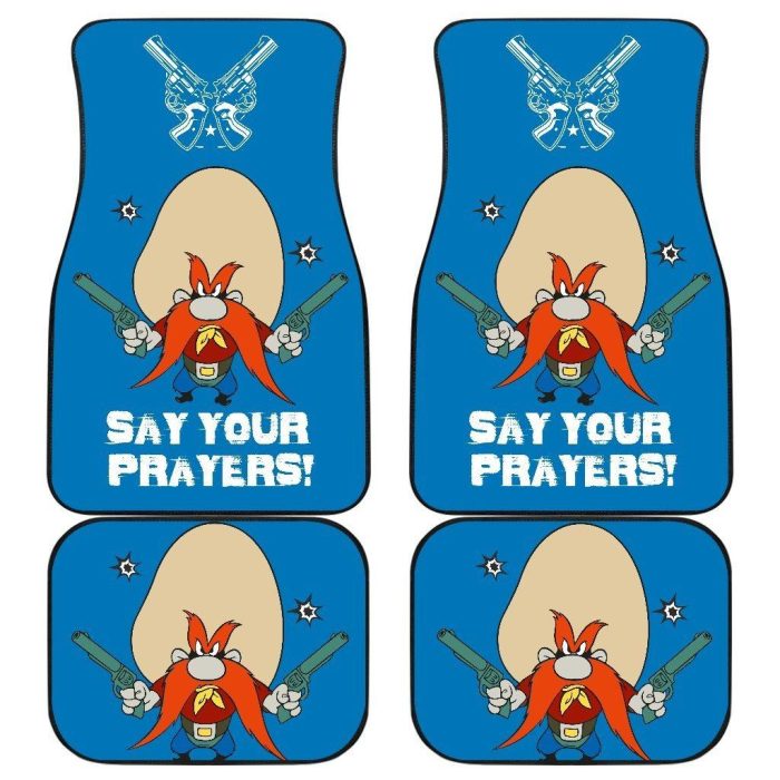 Looney Tunes Car Floor Mats World Of Mayhem Yosemite Guns Logo