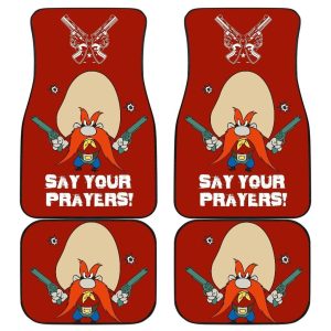 Looney Tunes Car Floor Mats World Of Mayhem Yosemite Guns Logo