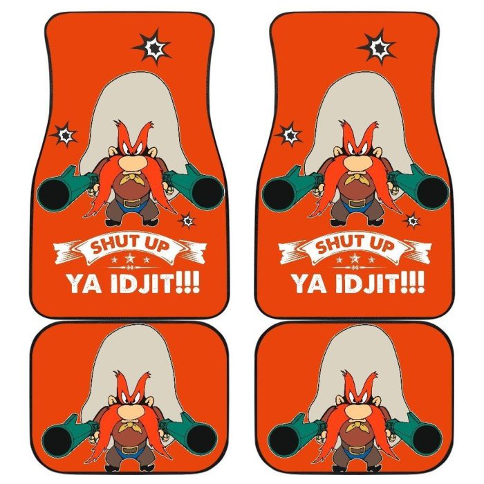 Looney Tunes Car Floor Mats World Of Mayhem Yosemite Guns YA IDJIT