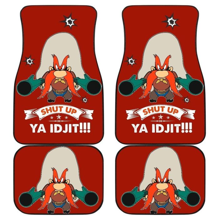 Looney Tunes Car Floor Mats World Of Mayhem Yosemite Guns YA IDJIT