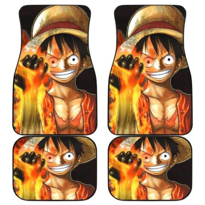 Luffy One Piece Car Floor Mats Universal Fit OPCFM104