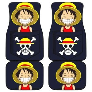 Luffy One Piece Car Floor Mats Universal Fit OPCFM105