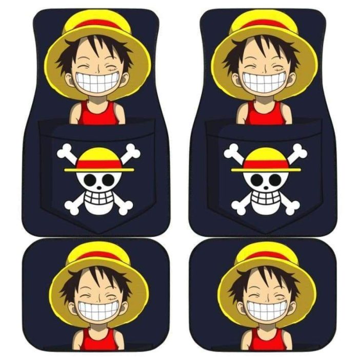 Luffy One Piece Car Floor Mats Universal Fit OPCFM105