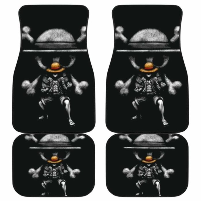 Luffy One Piece Car Floor Mats Universal Fit OPCFM106
