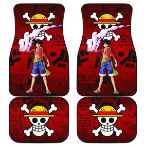 Luffy One Piece Car Floor Mats Universal Fit OPCFM108