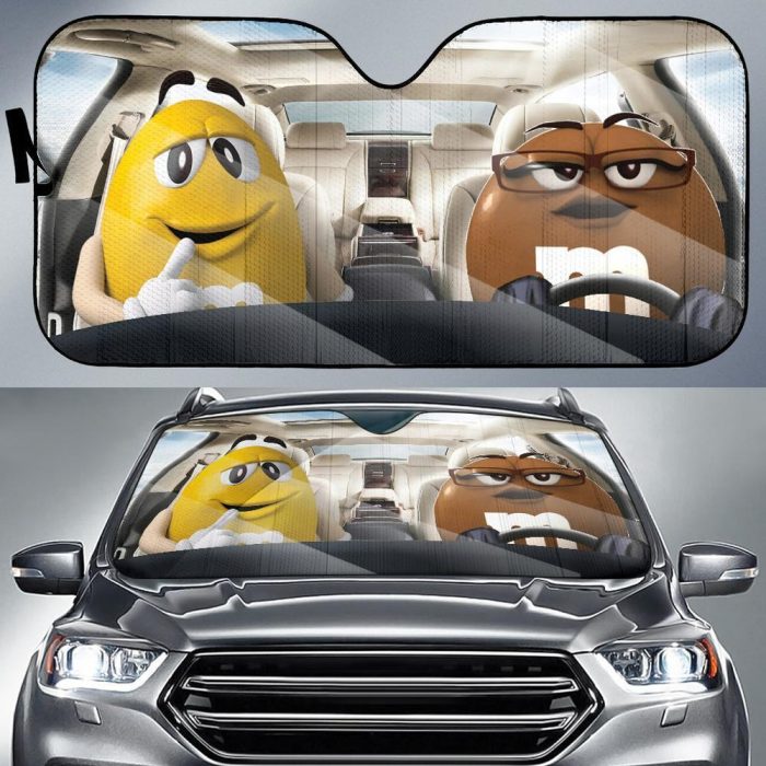 M&M Chocolate Auto Sun Shades