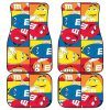 M&M Chocolate Coloring Car Floor Mats MMCFM07