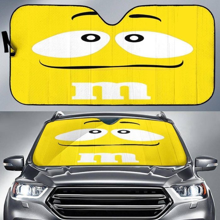 M&M Chocolate Yellow Auto Sun Shades