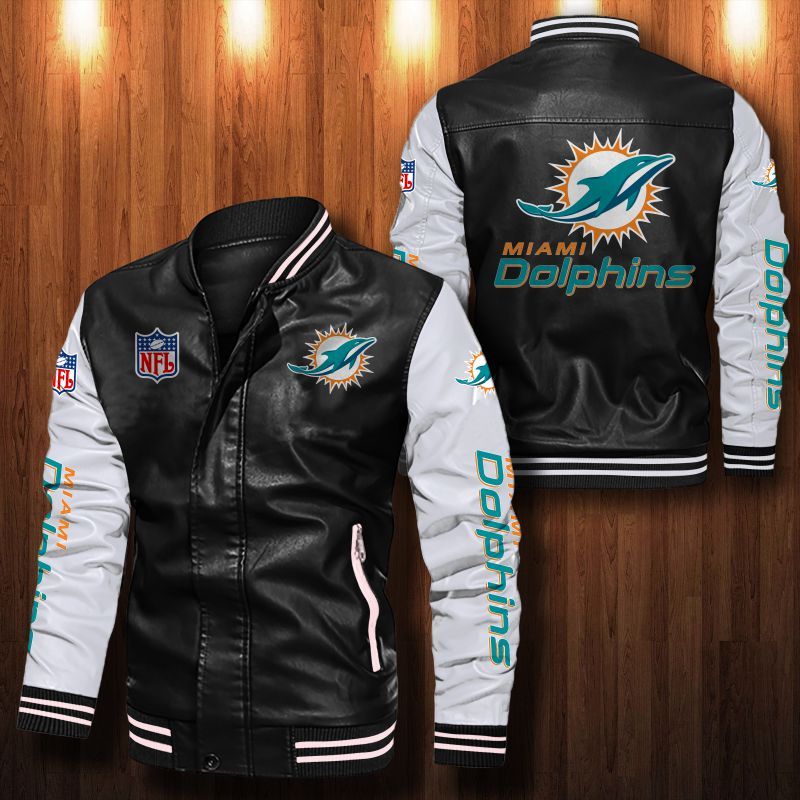 Leather Bomber Jacket