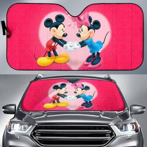 Mickey And Minnie Car Sun Shades DN Cartoon Fan Gift CSSMK02