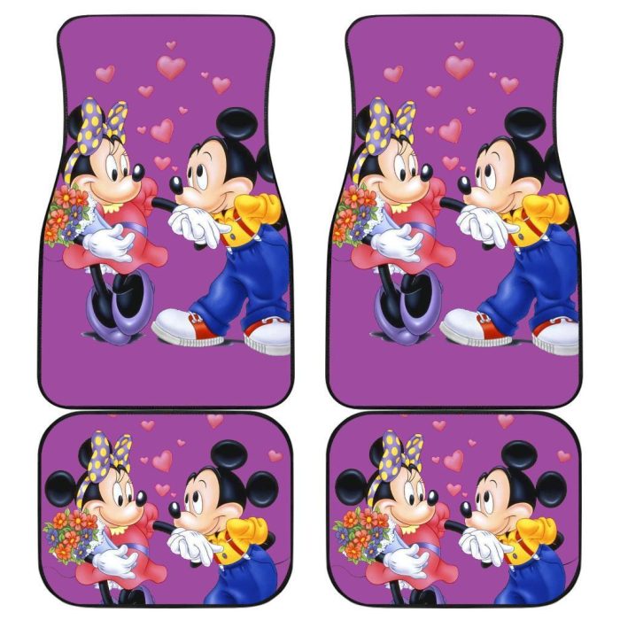 Mickey And Minnie Mouse Disney Cartoon Car Floor Mats MKCFM10