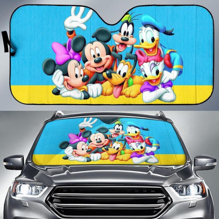 Mickey Mouse Friends Car Sun Shades Cartoon Fan Gift CSSMK05