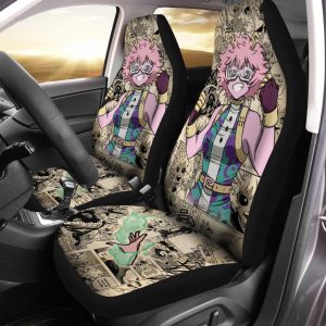 Mina Ashido Mix Manga Car Seat Covers - Car Accessories Anime My Hero Academia