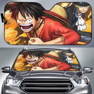 Monkey D. Luffy One Piece Anime Car Sun Shades