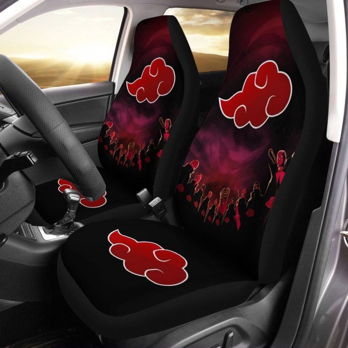 Naruto Car Seat Covers - Car Accessories - All Members Akatsuki Cloud Car Seat Covers - Car Accessories