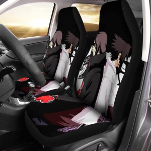 Naruto Car Seat Covers - Car Accessories - Itachi Vs Sasuke Back To Back Seat Covers