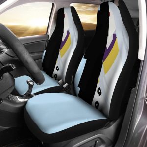 Naruto Car Seat Covers - Car Accessories - Kaguya Minimal Blue Seat Covers