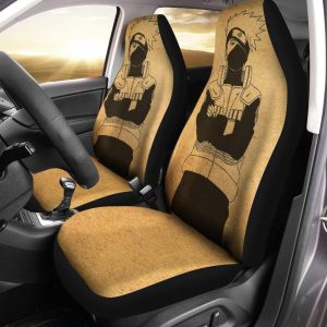 Naruto Car Seat Covers - Car Accessories - Kakashi Artwork On Paper Seat Covers