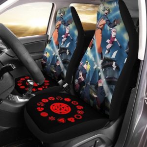 Naruto Car Seat Covers - Car Accessories - Konoha Vs Akatsuki Sharingan Types Seat Covers