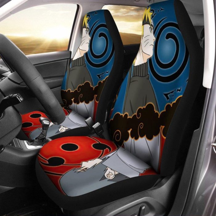 Naruto Car Seat Covers - Car Accessories - Naruto And Sasuke Uzumaki Vs Uchiha Seat Covers