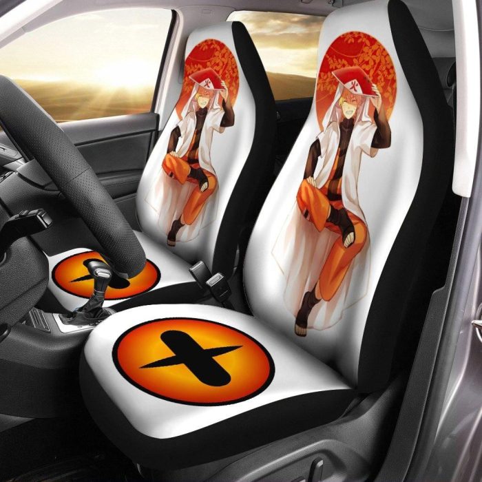 Naruto Car Seat Covers - Car Accessories - Naruto Eyes With Hokage Suit Seat Covers