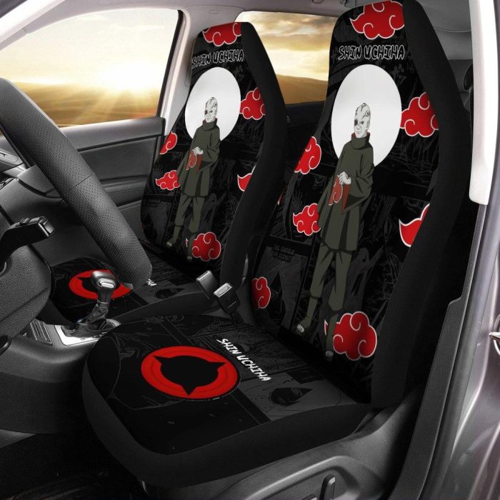 Naruto Car Seat Covers - Car Accessories - Shin Uchiha Naruto Akatsuki Members Car Seat Covers - Car Accessories