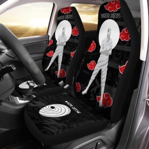 Naruto Car Seat Covers - Car Accessories - White Zetsu Naruto Akatsuki Members Car Seat Covers - Car Accessories