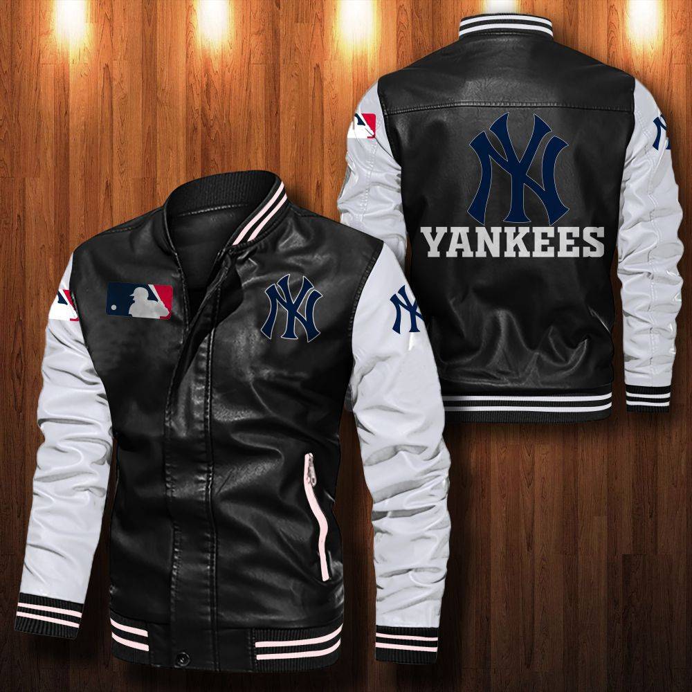 Leather Bomber Jacket