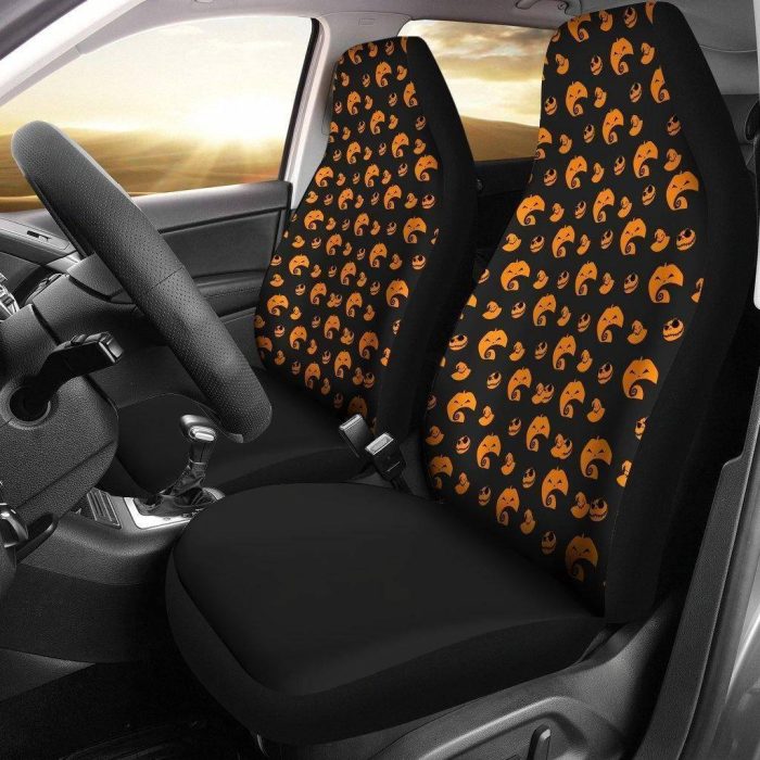 Nightmare Before Christmas Car Seat Covers - Car Accessories - Jack Oogie Head NBC Patterns Seat Covers