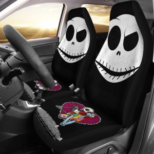 Nightmare Before Christmas Car Seat Covers - Car Accessories - Jack Sally Love RIP Seat Covers