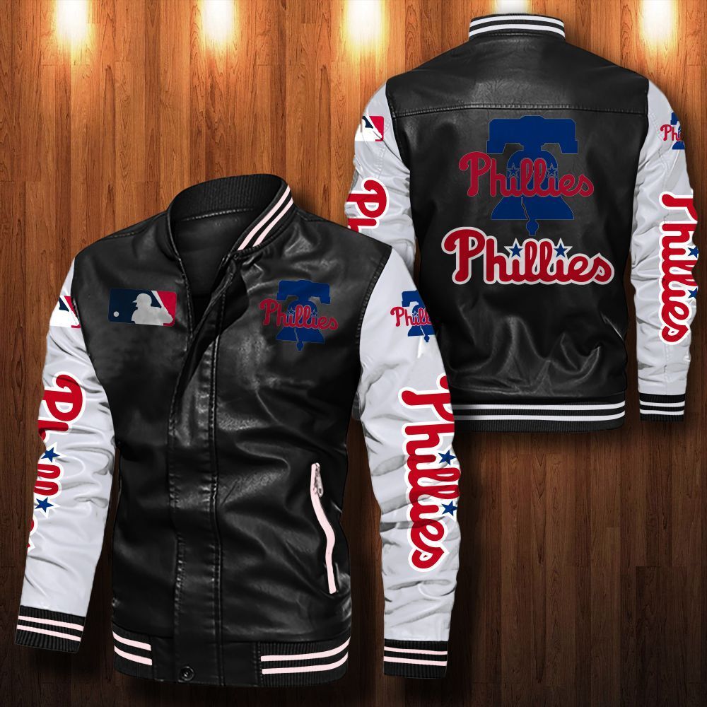 Leather Bomber Jacket