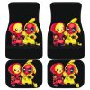 Pokemon Car Floor Mats - Pikachu Deadpool Car Floor Mats CFMPK02