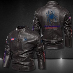 Richmond Spiders Motor Collar Leather Jacket For Biker Racer