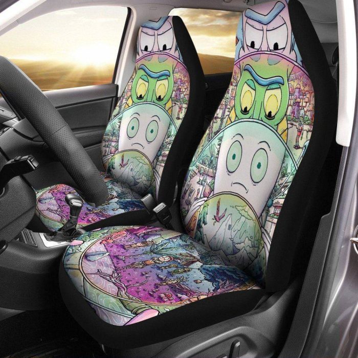 Rick And Morty Car Seat Covers - Car Accessories