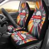 Rick And Morty Car Seat Covers - Car Accessories - #FreeRick Head Spiral Retro Rick And Morty Seat Cover