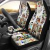 Rick And Morty Car Seat Covers - Car Accessories - Funny Rick Morty Anime Hero Cosplay Seat Covers