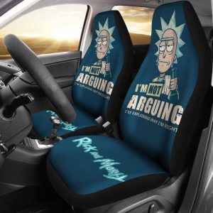 Rick And Morty Car Seat Covers - Car Accessories - I'm Not Arguing Rick Seat Covers