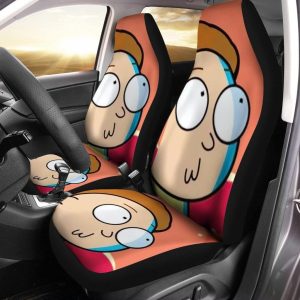 Rick And Morty Car Seat Covers - Car Accessories - Morty High Moment Seat Cover