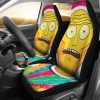 Rick And Morty Car Seat Covers - Car Accessories - Potato Rick Rock Seat Covers