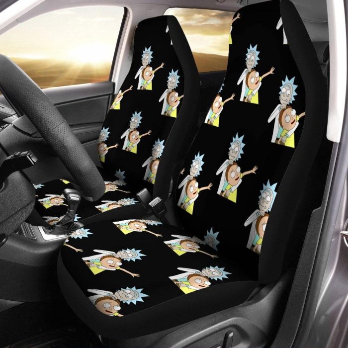 Rick And Morty Car Seat Covers - Car Accessories - Rick And Morty Hug Patterns Seat Covers