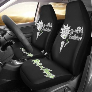 Rick And Morty Car Seat Covers - Car Accessories - Rick The Grandfather Seat Covers