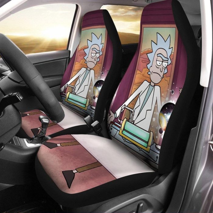 Rick And Morty Car Seat Covers - Car Accessories - Scientist Rick Seat Covers