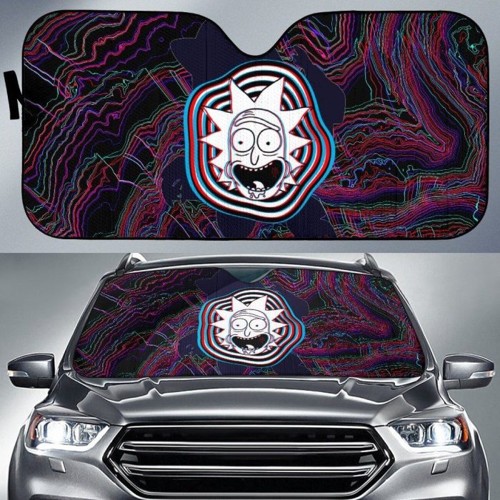 Rick And Morty Face Cartoon Car Auto Sun Shade CSSRM018